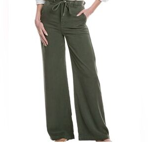 Hudson black Drawstring Wide Leg Trouser
